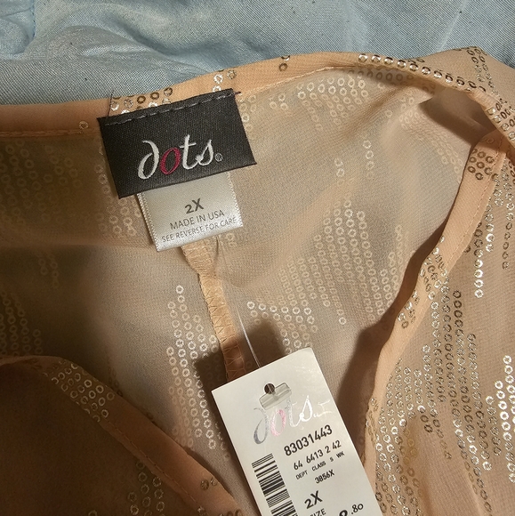 Blouse shimmer top - Picture 2 of 3